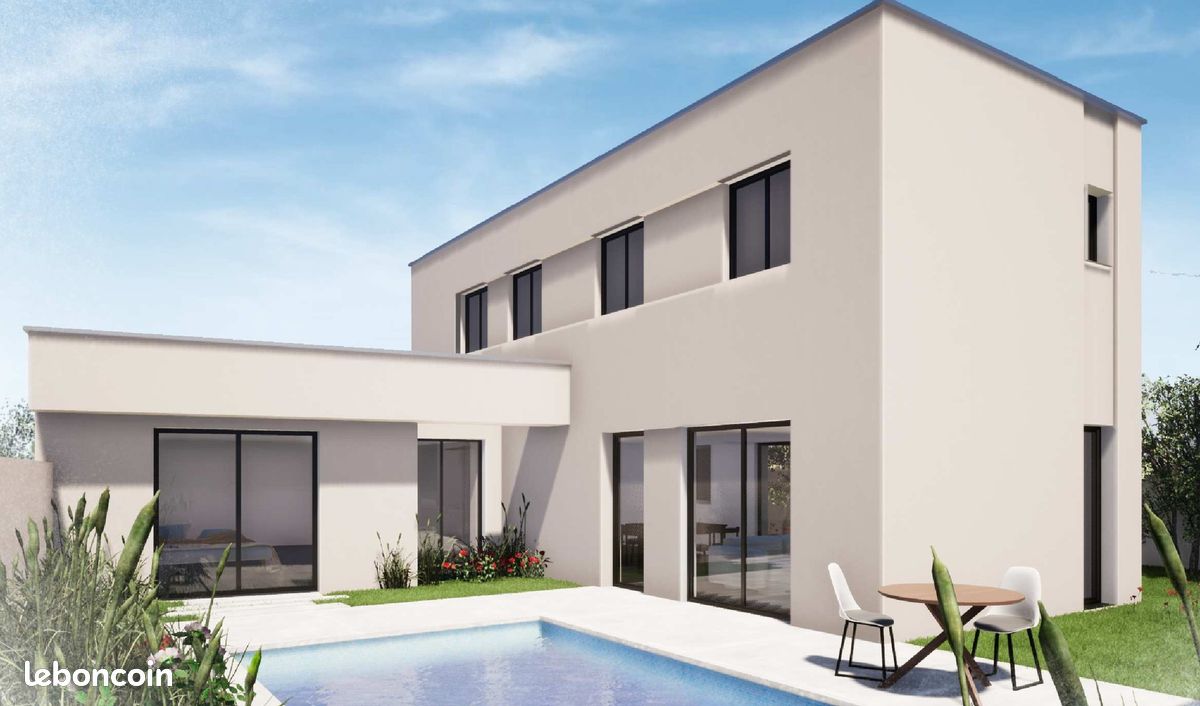 Terrain 438 m² d'angle + PERMIS PURGÉ — maison d'architecte + piscine — Meyzieu · 279 000 €