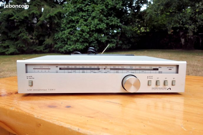 Tuner Stéréo Vintage Pathé Marconi VR35 - La Voix De Son Maître - Fabriqué En Pologne