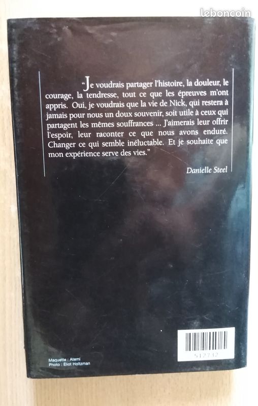 Livre de Danielle Steel, histoire vraie "un rayon de lumière" - réservation possible (image 2)