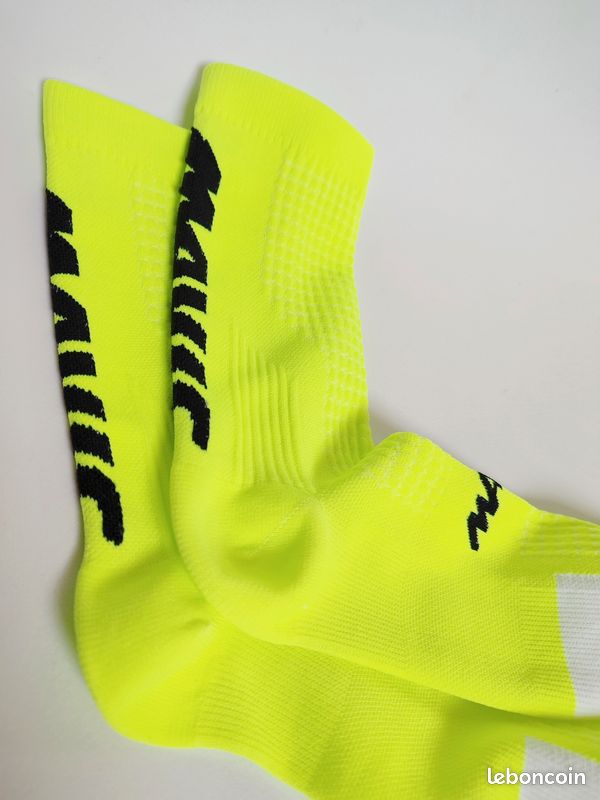 Lot De 3 Chaussettes De Cyclisme Mavic Bleues (Taille 39-45) - Homme