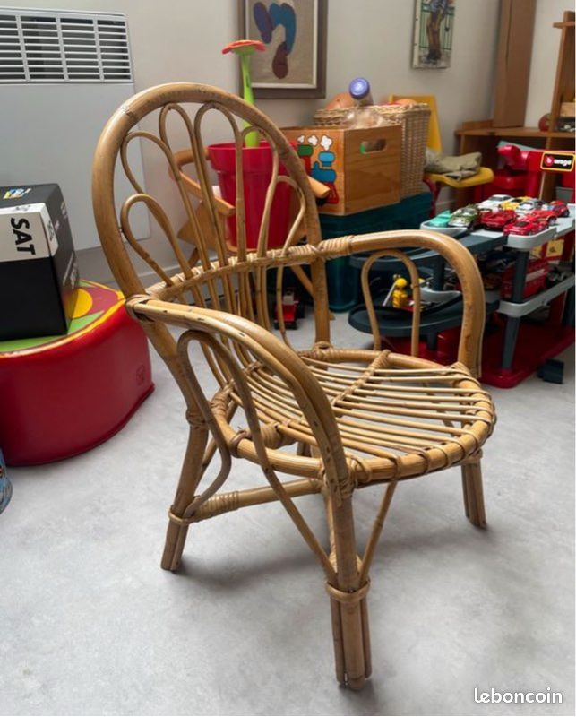 Ensemble rotin vintage (image 6)