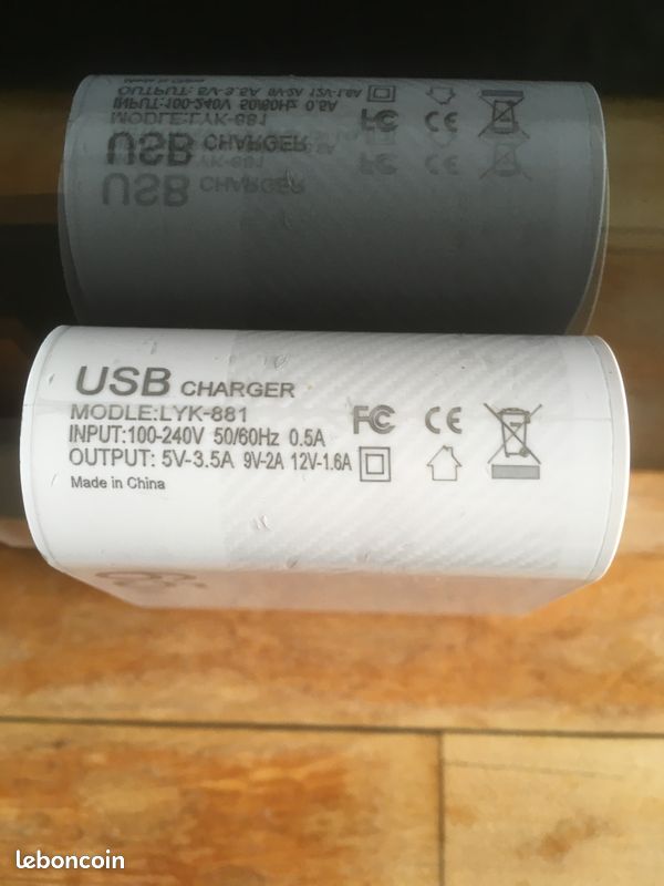 Chargeur rapide 65W 5 USB et 1 prise Type-C (image 5)