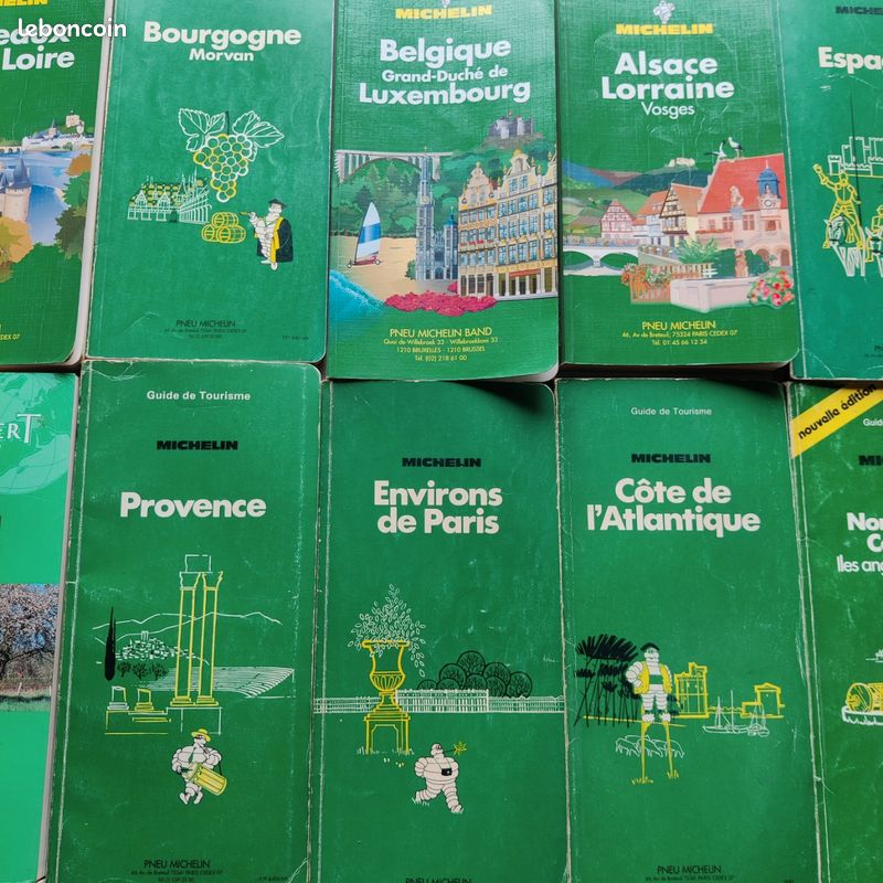 Lot 27 guides Michelin verts anciens France et étranger (image 6)