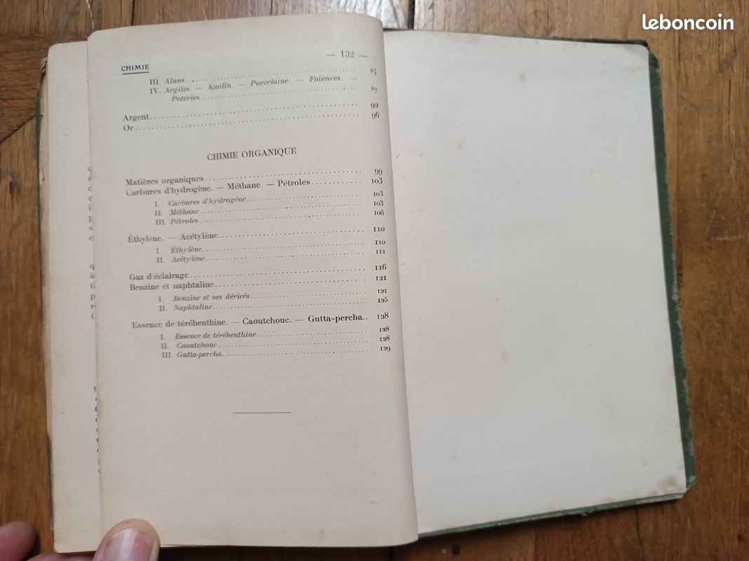 PHYSIQUE ET CHIMIE 2°an Billard Touren Enseignement Primaire et supérieur Librairierier Félix Juven 1910 (image 14)