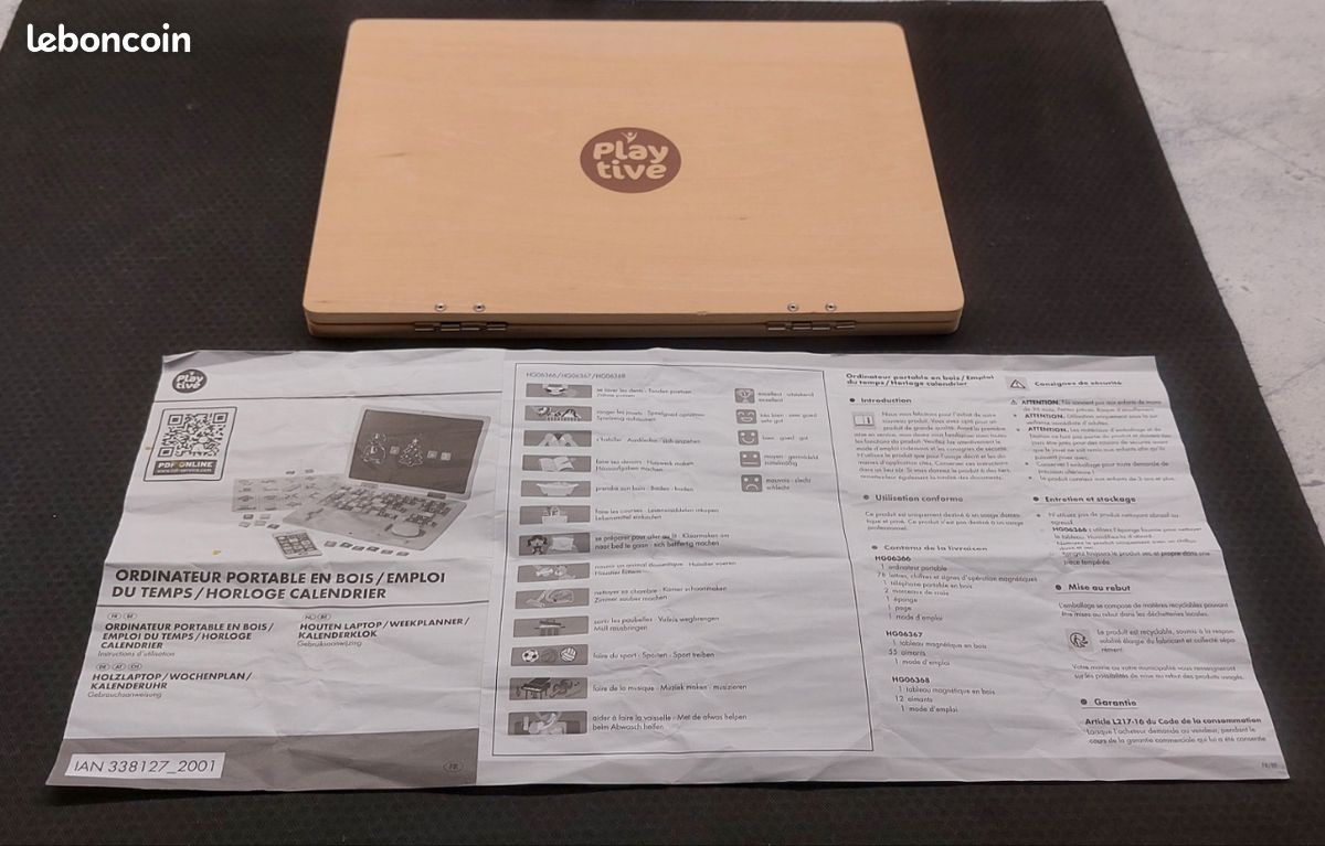 Ordinateur portable en bois dès 3 ans (image 4)