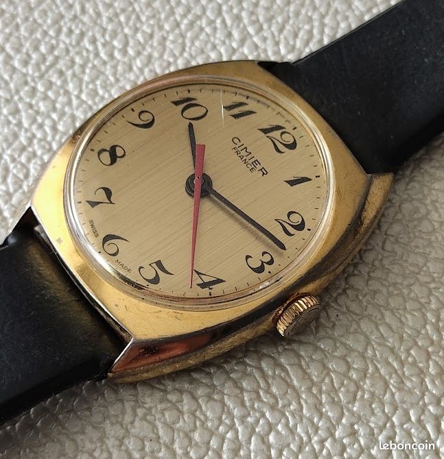 MONTRE VINTAGE HOMME NOS - MÉCANIQUE MANUELLE CALIBRE CRC 860 - FRANCE ANNÉES 70