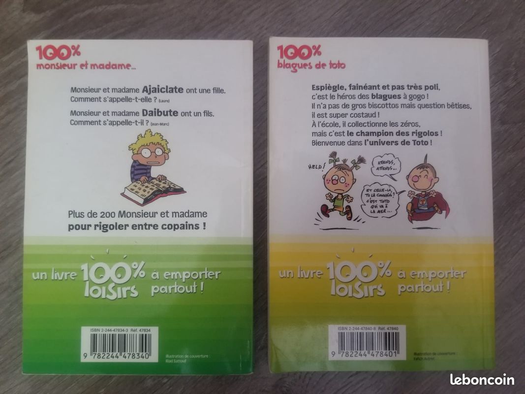 Lot 2 livres 100% loisirs (image 2)