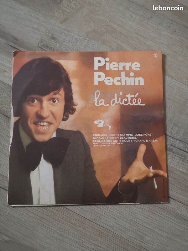 Vinyle Pierre Pechin - La cèggal è la foôrmi / La dictée (image 2)