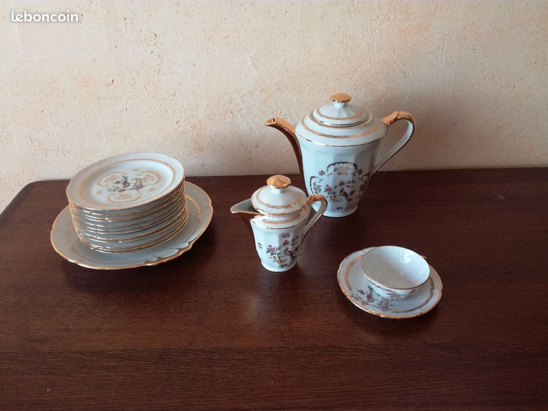 Service de table et service à café et service à dessert - vintage (image 2)