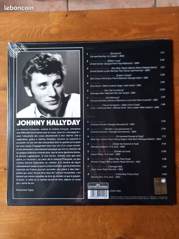 Johnny hallyday dans un jardin d'amour vinyl lp album italie 2019 (image 2)