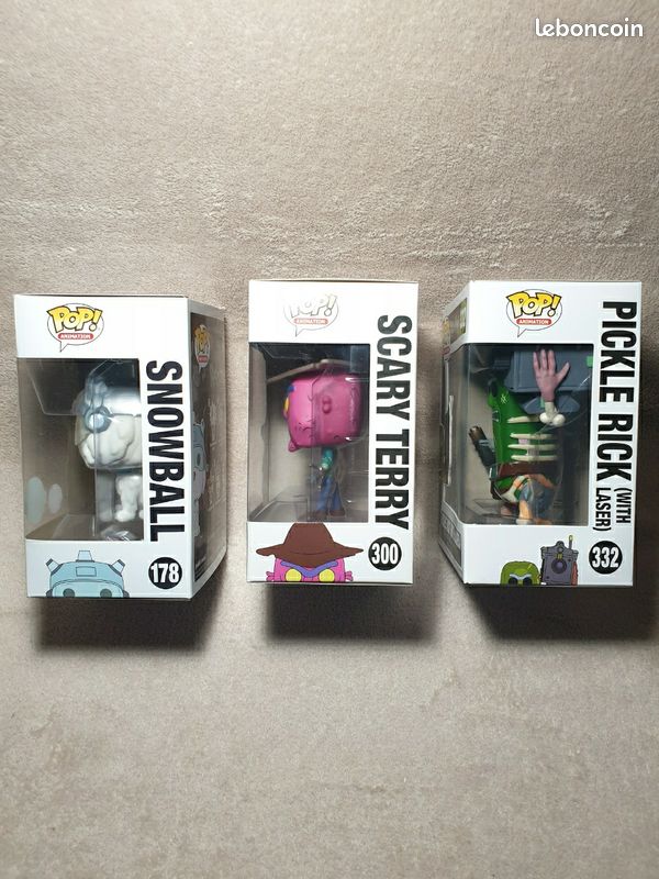 Lot De Figurines Funko Pop Rick Et Morty – Plusieurs Personnages ? – Occasion