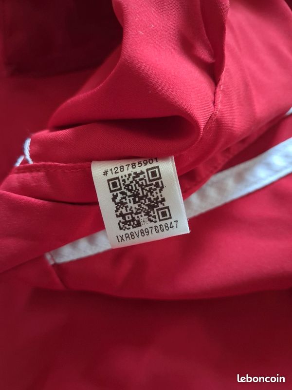 Veste de survêtement Adidas Aeroready Rouge & Blanc 2021 Streetwear Taille L (image 5)