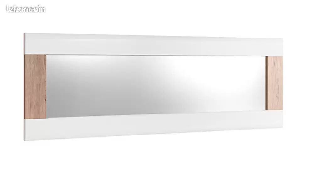 Miroir bellini blanc & chêne neuf (image 1)