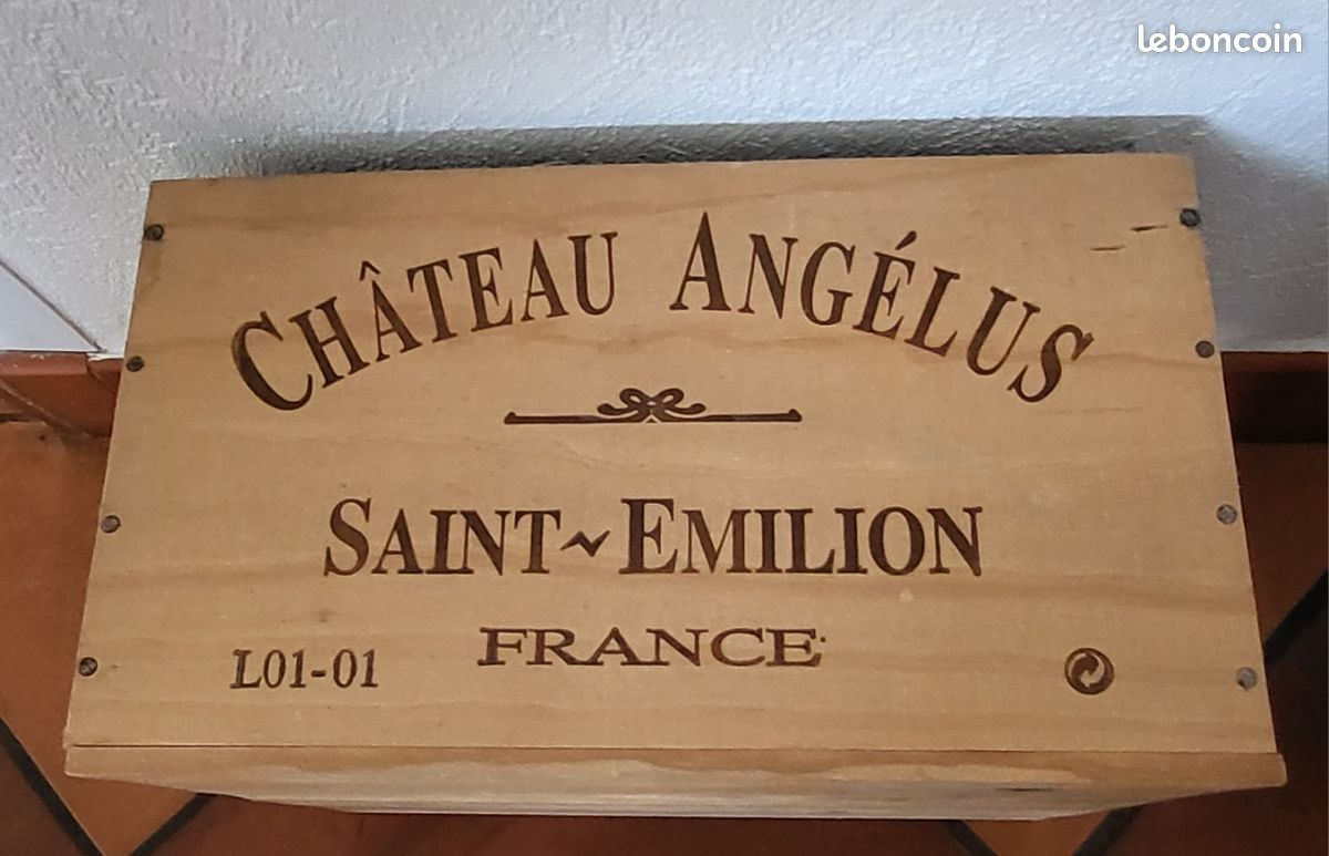 Ancienne Caisse En Bois De Vin – Château Poujeaux, Moulis, Médoc