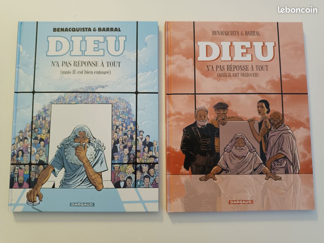 BD Dieu n'a pas réponse a tout 1 et 2 par Benaquista et Barral (image 1)