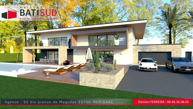 Terrain 1 000 m² Bordeaux