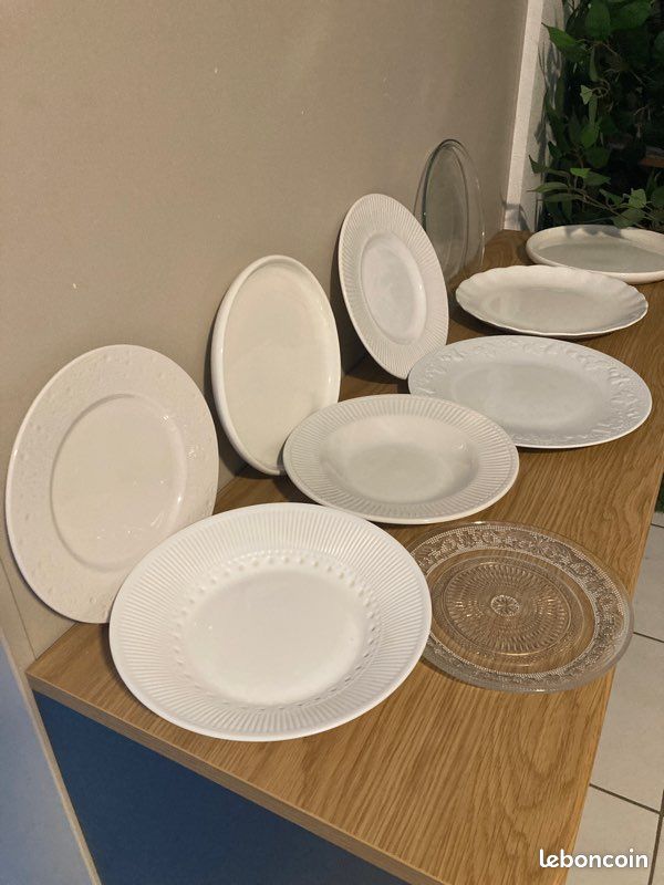 Lot De 12 Assiettes Countryware Vintage - 4 Plates, 4 Creuses, 4 à Dessert - Occasion