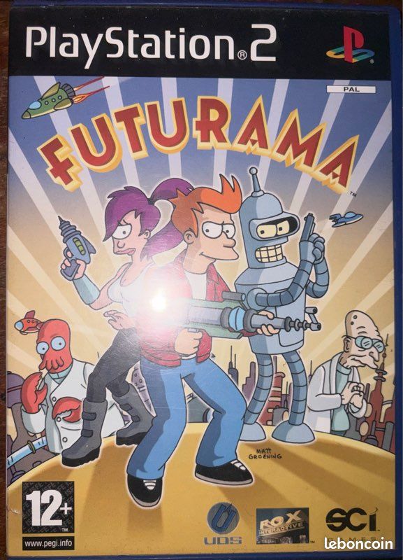 Futurama PS2 (Disque + Boîte + Manuel) (image 1)