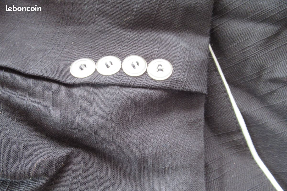 Veste noir et blanc gabriella vicenza taille 54/58 vintage - Vêtements