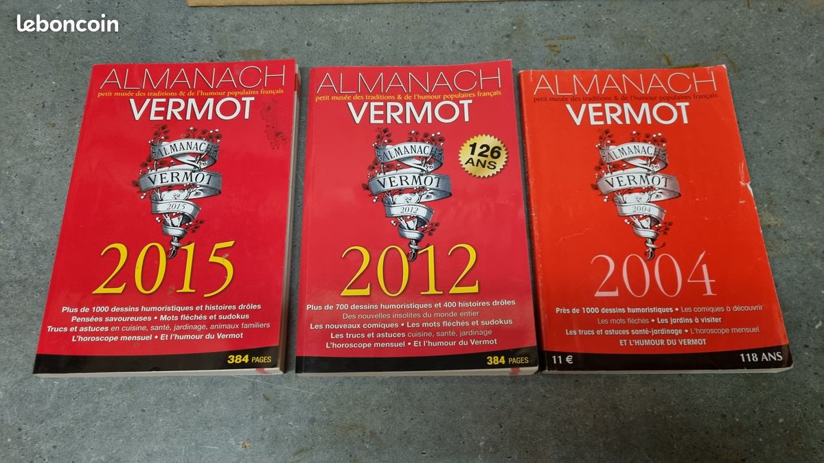 Trois almanach Vermot (image 1)