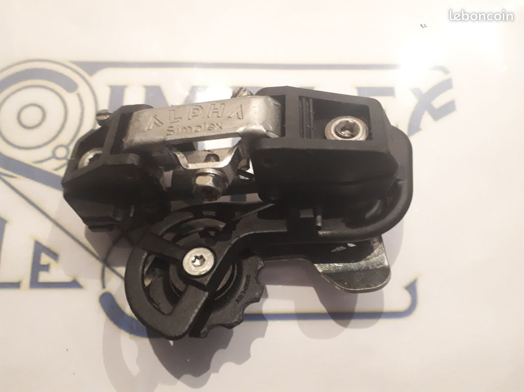 NOSVINTAGE SIMPLEX ALPHA WHITE REAR DERAILLEUR vélo | UK