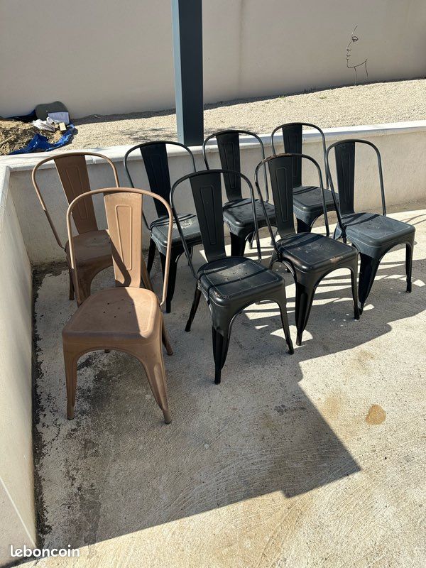 Chaise en fer (image 3)