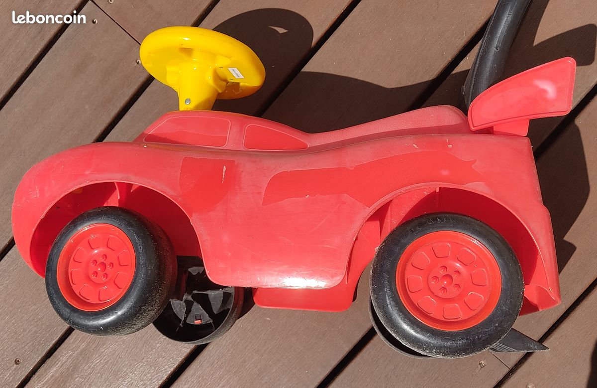 Porteur Voiture Rouge Jeux Jouets