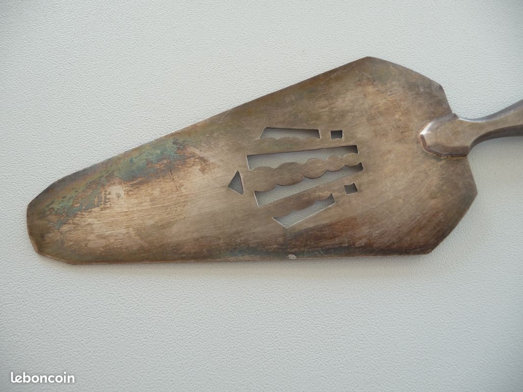 Pelle à tarte "Art-Déco" (1) - Métal argenté