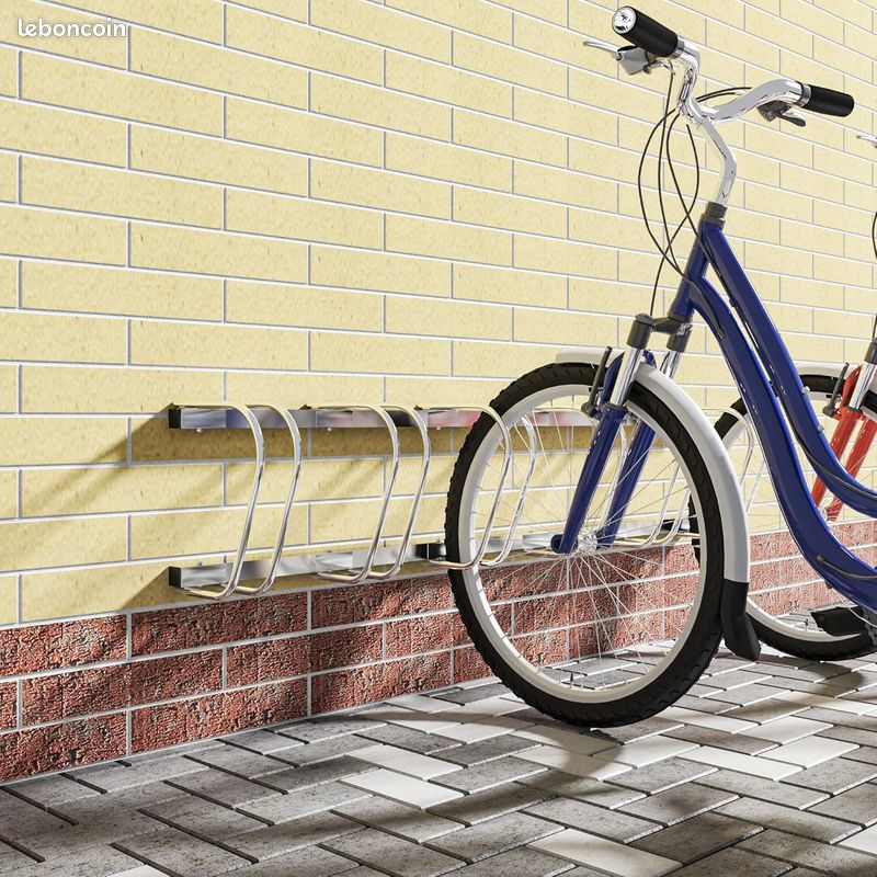 Râtelier à Vélos Bc-elec - Support De Rangement Pour 6 Bicyclettes
