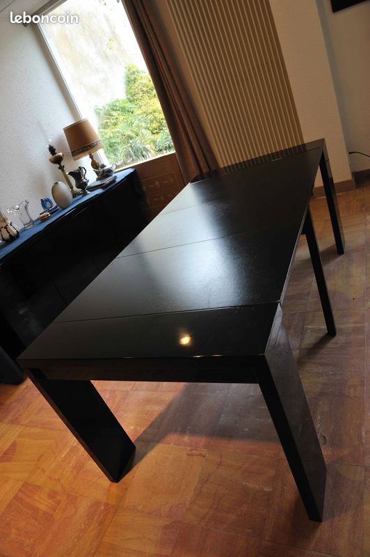 Console en bois laquée transformable table pour 10 (image 4)