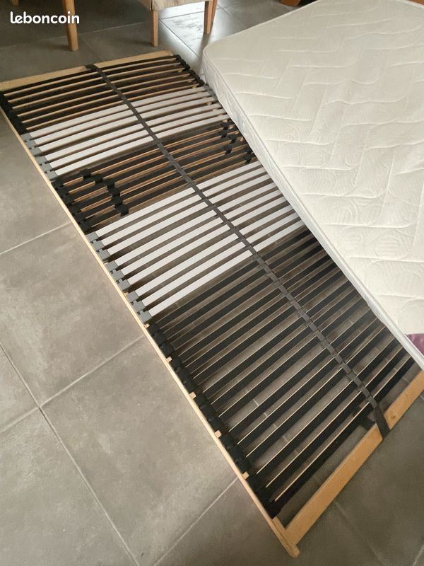 Sommier et matelas 90 cm (image 1)
