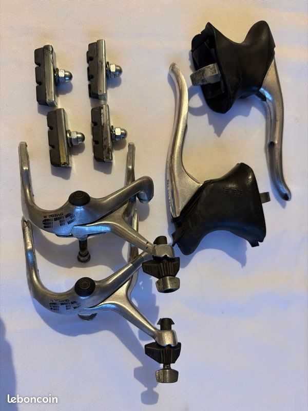 Patin frein CLB vélo ancien 40 mm largeur: 12 mm neuf ancien stock