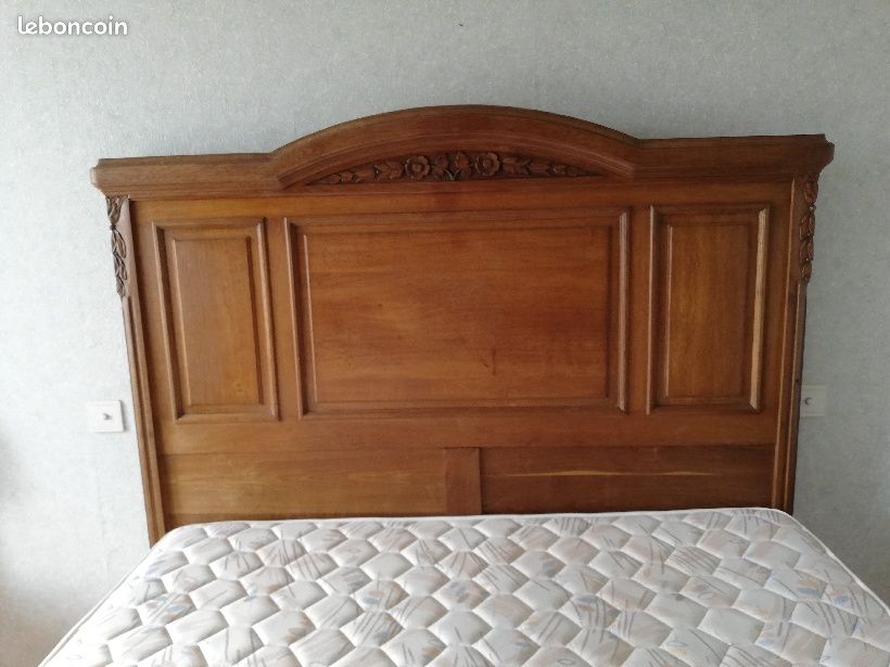 Lit+matelas +sommier (image 2)