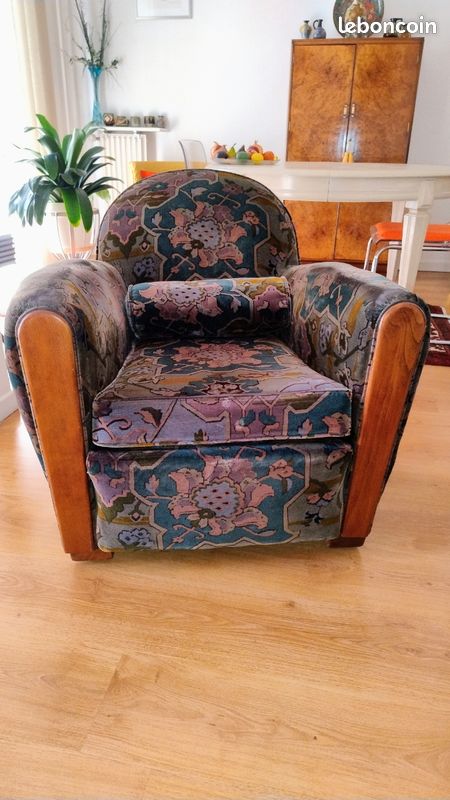 Paire de fauteuils art déco (image 1)