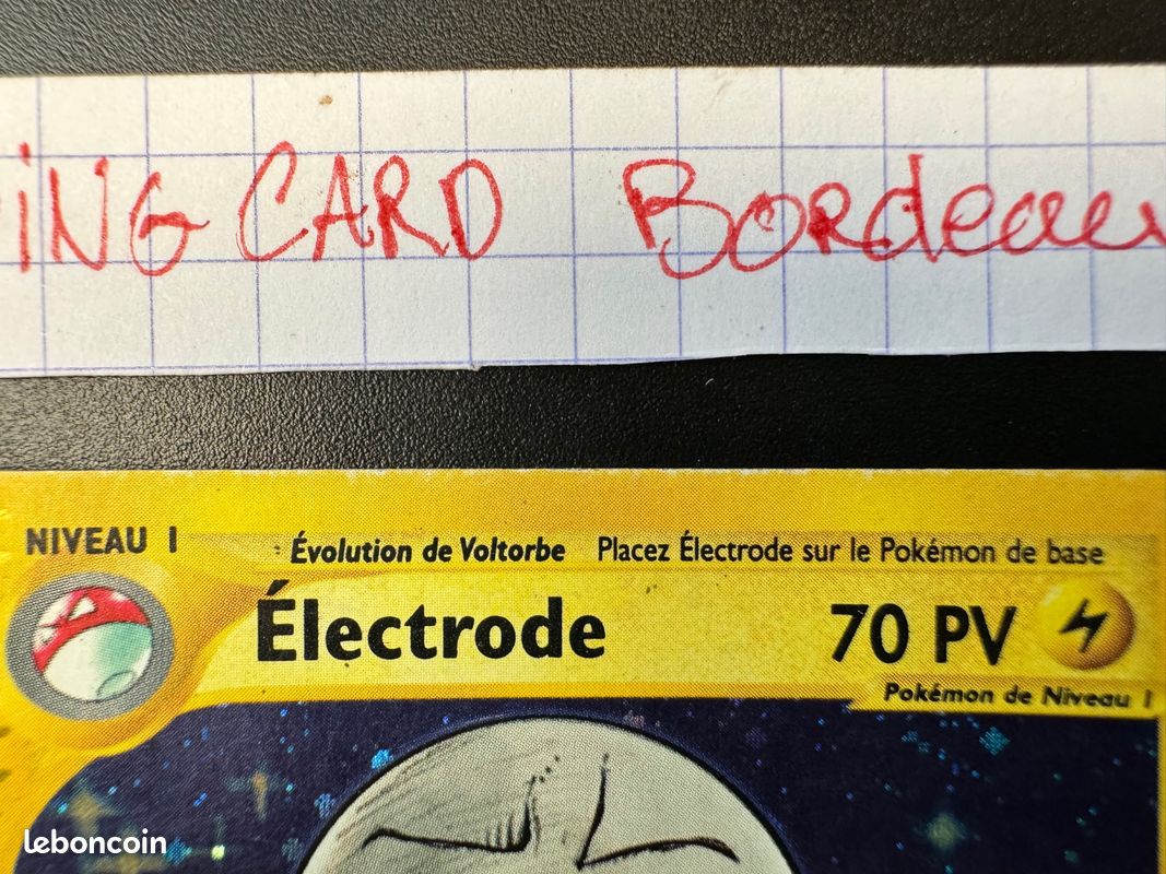 Carte Pokémon holo Aquapolis Wizard Electrode H7/H32 (image 2)