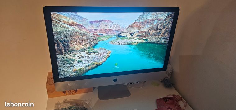IMac 27 5K 2017 – 24 Go RAM, Radeon Pro 580, SSD 500 Go – Bureau Apple Gris
