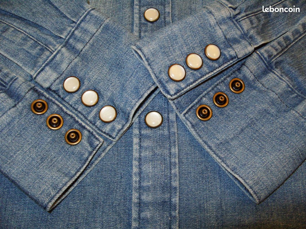Chemise Levi's En Jean Bleu Décontractée - Taille M - Neuf Sans étiquettes