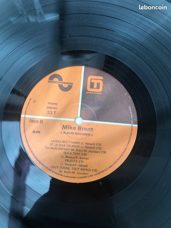 Disques mike brant (image 3)