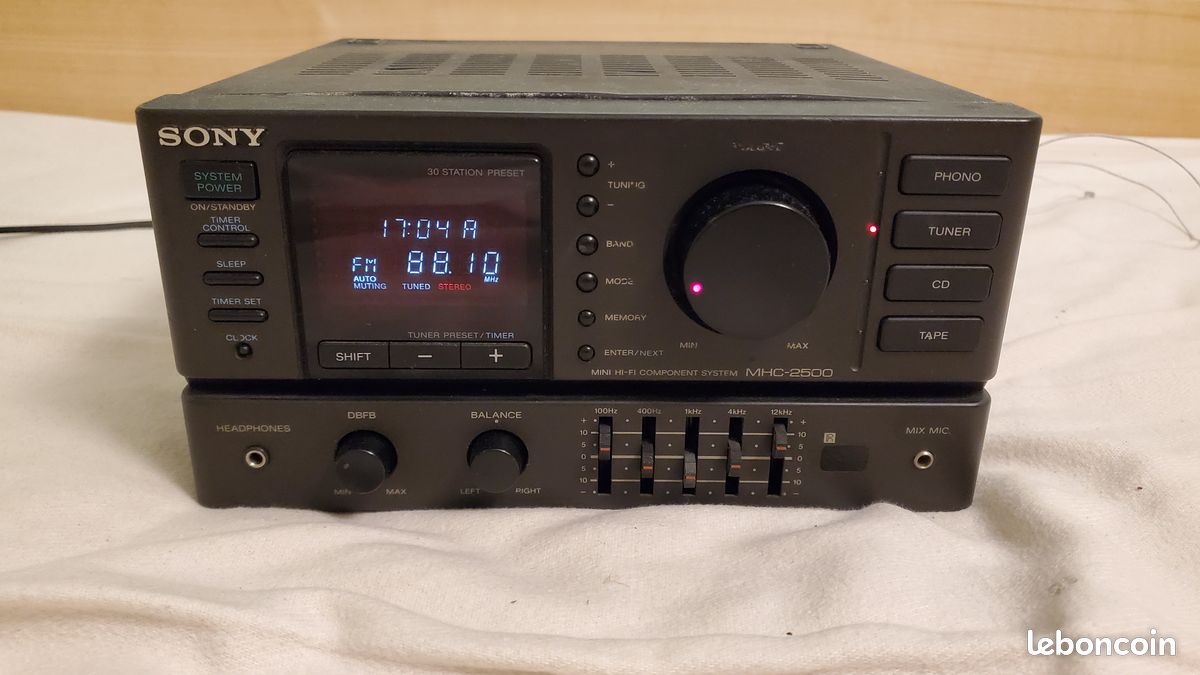 Ampli Tuner Vintage Sony STR-23L (1980) - 2x35W - Très Bon état
