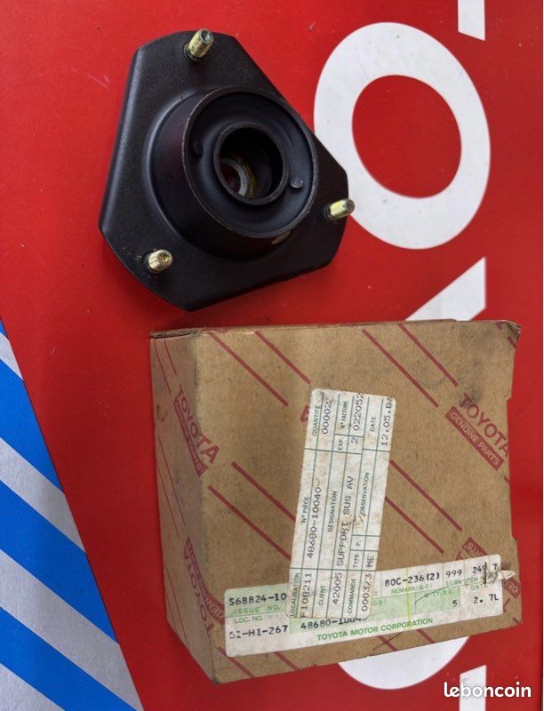 Coupelle D'amortisseur Toyota Starlet KP61 1978-1984 - Référence OEM 48680-10040 Neuve