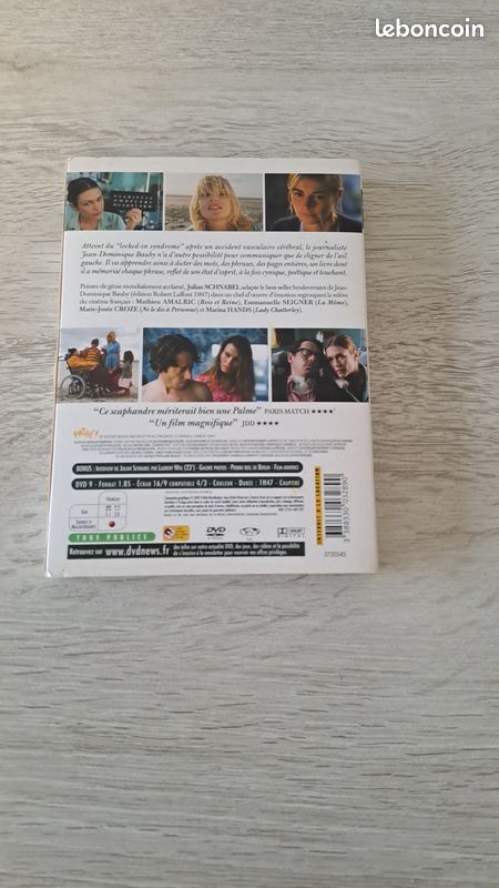 Dvd Le scaphandre et le papillon (image 2)