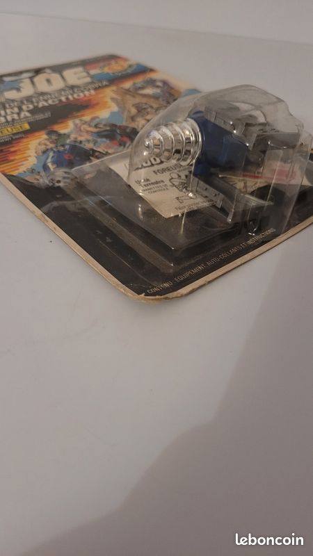 GI Joe Cobra - Engin D'action Cobra Foreuse - Hasbro 1987 - NEUF Sous Blister (carte Abîmée)