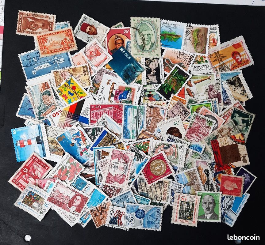 Collection De 100 Timbres Du Monde Entier – Sélection Variée Pour Philatélistes Débutants Ou Confirmés – Qualité Prophila