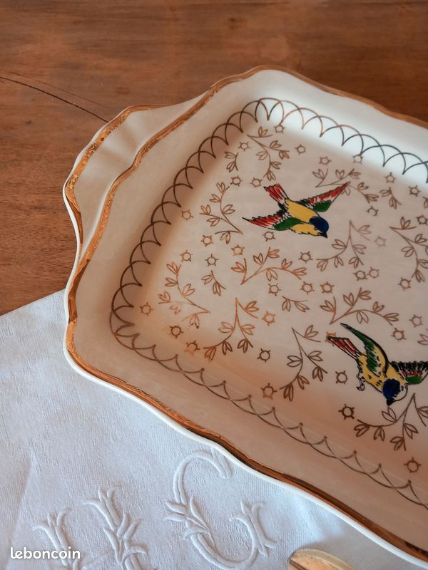 Plat à cake Longwy oiseaux (image 4)