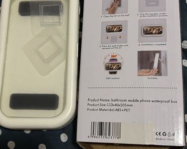 Support de téléphone étanche pour douche, rotation à 480 °, miroir