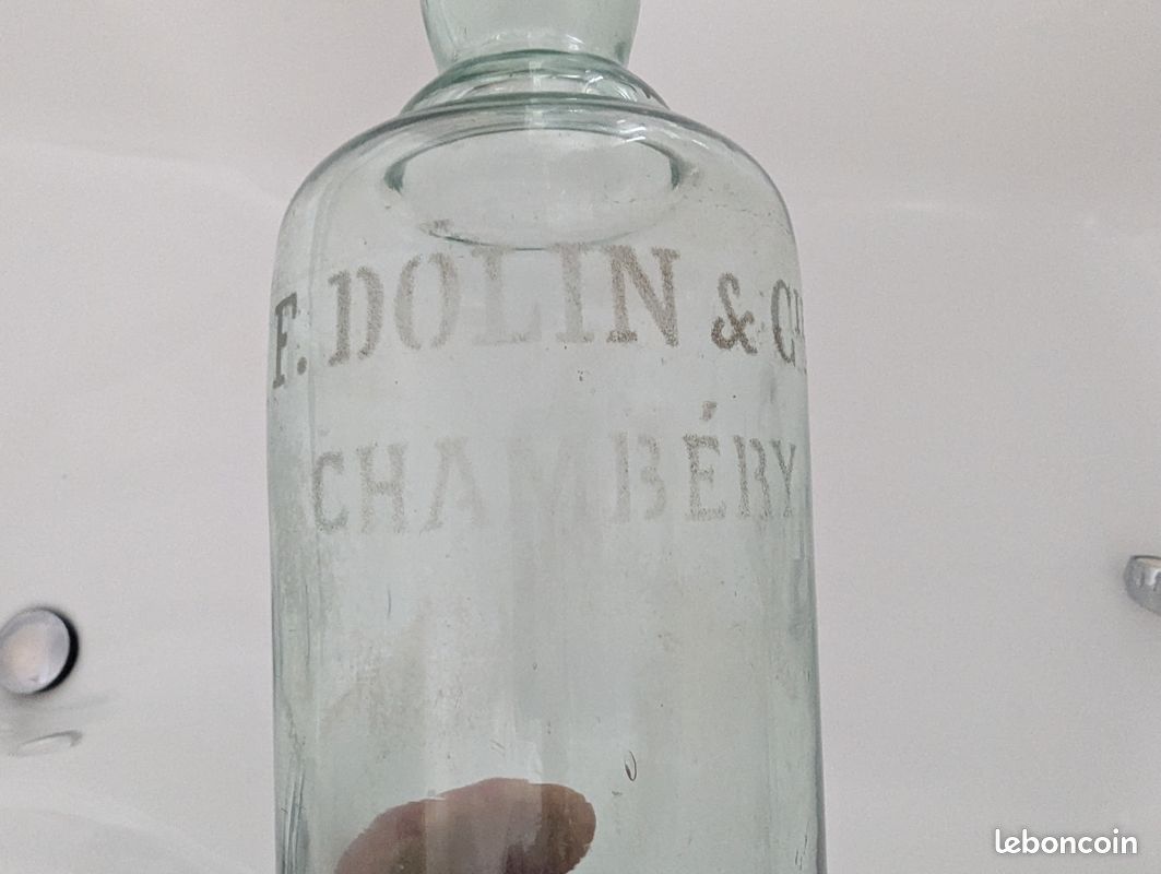 Bouteille ancienne F. DOLIN Chambéry (image 3)