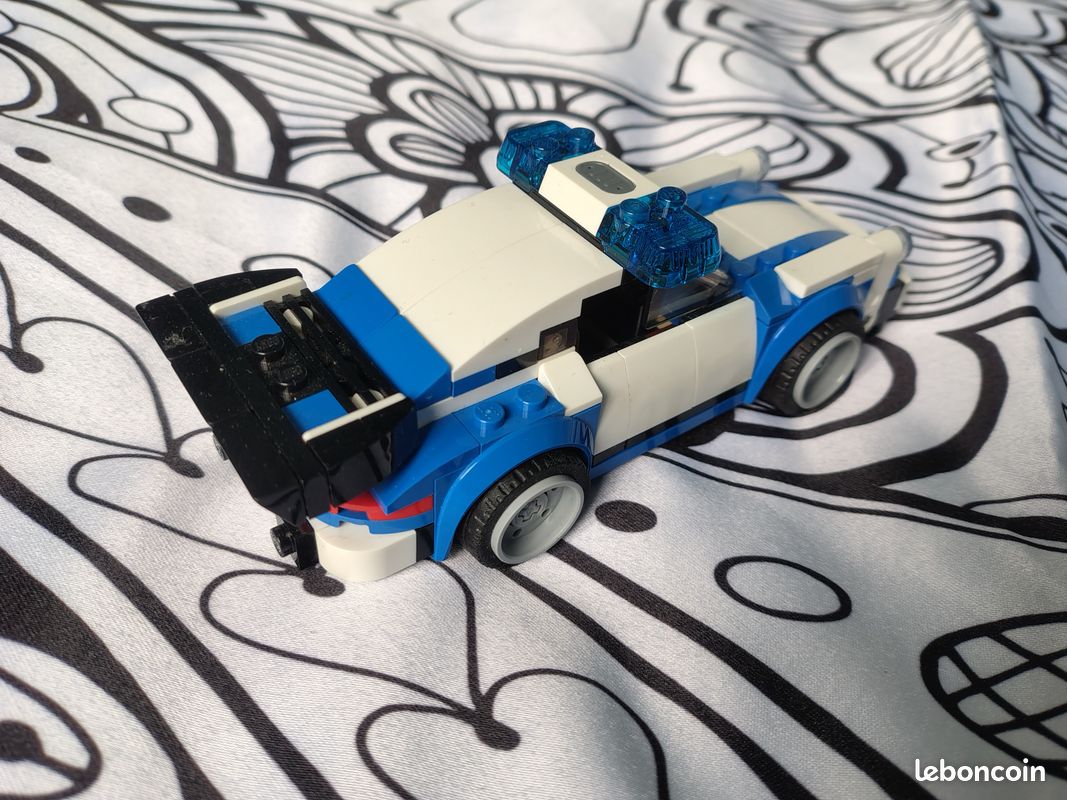 Lego 75895 - 1974 Porsche 911 Turbo 3.0 "Polizei" ou "Police" (100% briques Lego) (image 5)