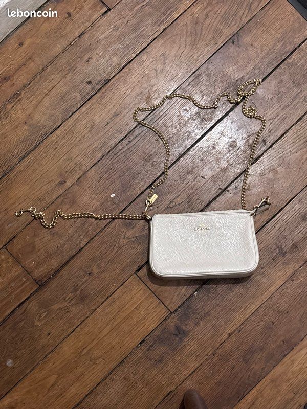 Sac à main Coach cuir blanc (image 3)