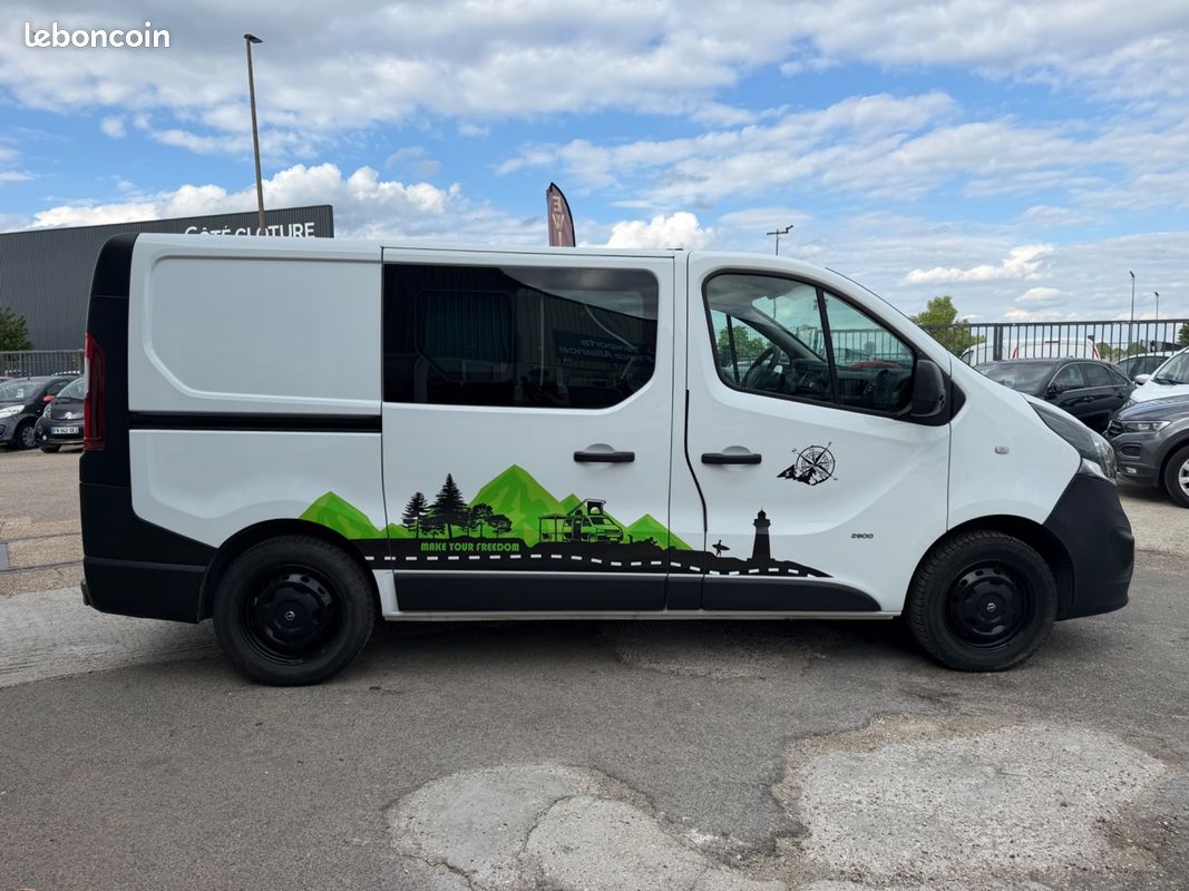 OPEL VIVARO VU FOURGON 1.6 CDTI 115CH 2900 L2H1 LONG - AMÉNAGER VANMANIA - FRIGO - BANQUETTE/LIT - RÉGULATEUr (image 7)