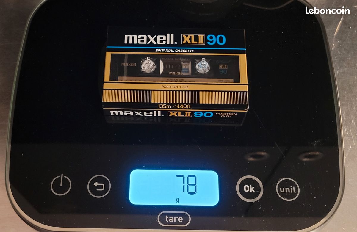 MAXELLXLII-S90 EPITAXIAL --- legendäre Chromkassette 💥 (Neuf avec